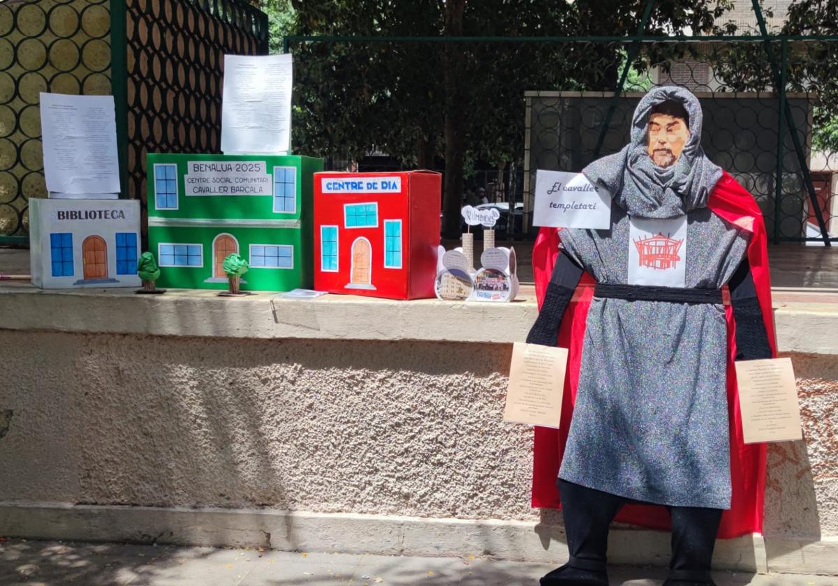 Street effigy by the Benalúa neighbourhood association.