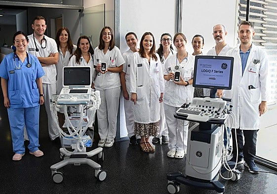 Profesionales del Servicio de Medicina Interna del Hospital de Dénia.