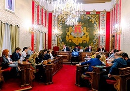 Un pleno de Alicante, en una imagen de archivo.