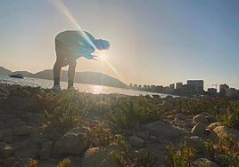Pepe Moreno durante uno de sus entrenamientos.
