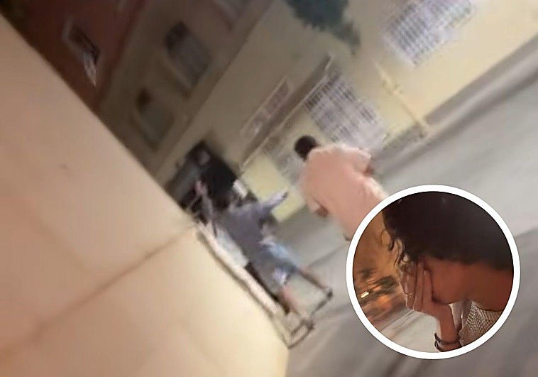 Captura del vídeo en el que se ven los efectos de la agresión.