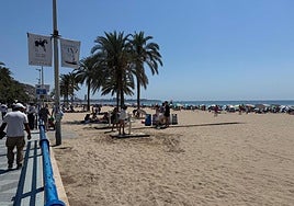 Playa del Postiguet.