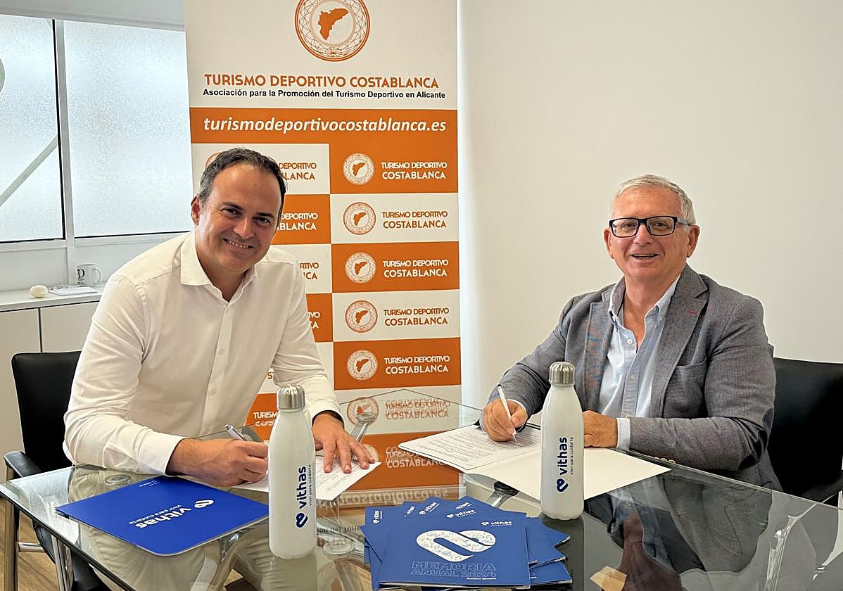 Firma del convenio de patrocionio.