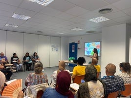 Una clase en el Cerca.