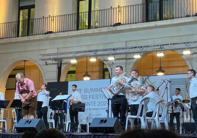 Concierto del ciclo 'Summer Brass Alicante'.