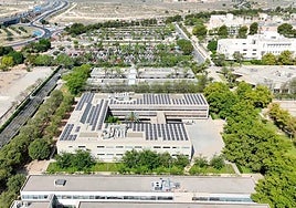 Una de las nuevas plantas solares de la Universidad de Alicante.