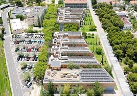 Una de las nuevas plantas solares de la Universidad de Alicante.