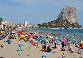 Una de las playas reabiertas.