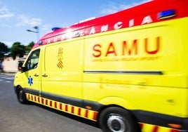 Una ambulancia del SAMU.
