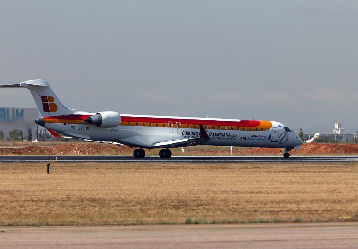 Avión de Air Nostrum.