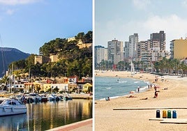 Vista de Dénia y El Campello.