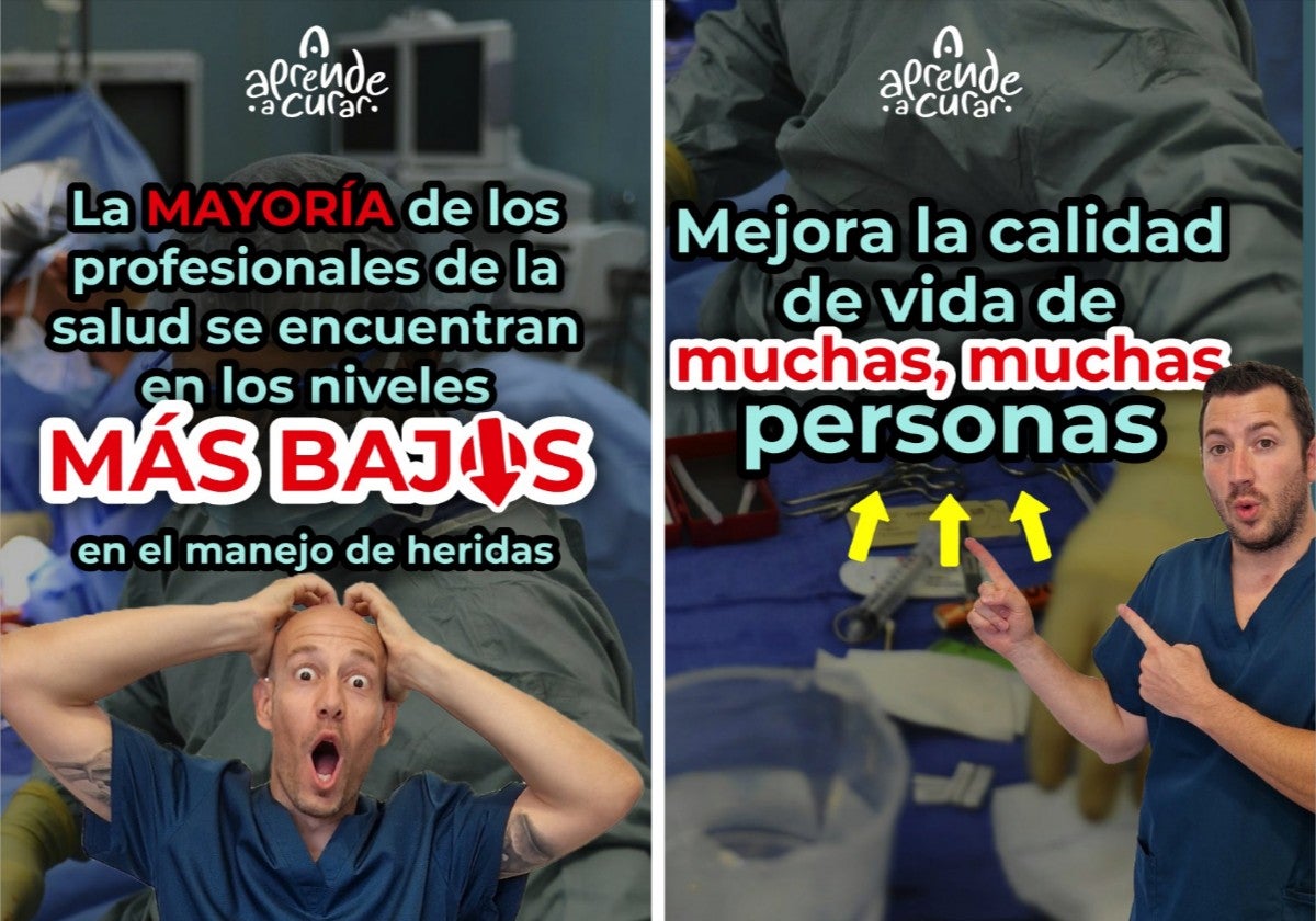 Jose Piedecausa y José Francisco Villalba, responsables de la cuenta @aprendeacurar.