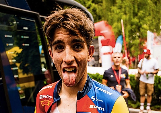 Héctor Álvarez tras su tercer puesto en Austria