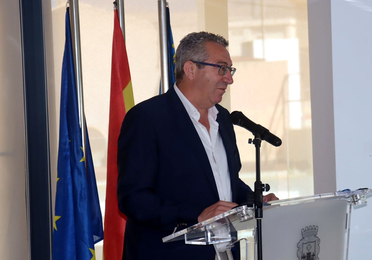 Toni Pérez, esta mañana, en Benidorm