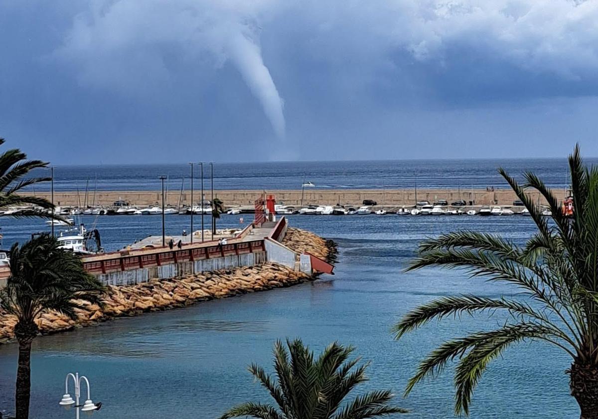 Manga marina frente a Xàbia.