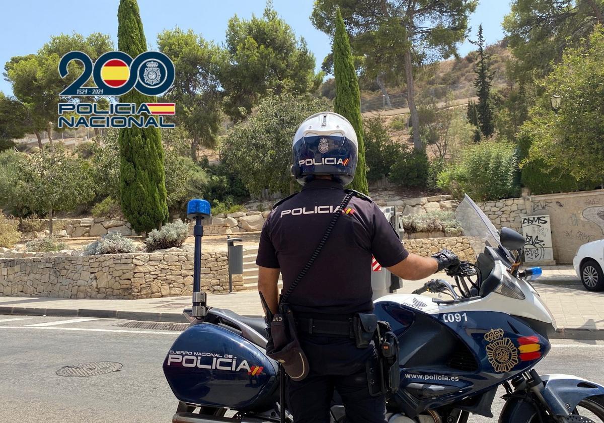 Un Policiía Nacional en una imagen de archivo.