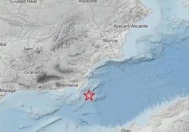 Terremoto de este lunes en Almería.