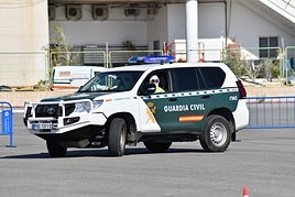 Vehículo de la Guardia Civil.