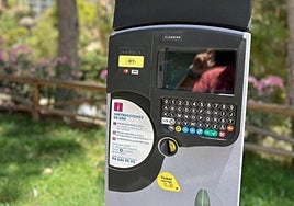 Parquímetro de la ciudad de Elche