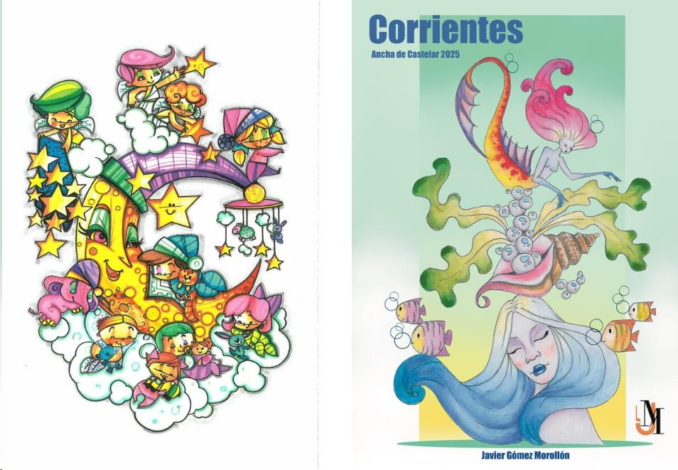 Bocetos de las hogueras de Ancha de Castelar.