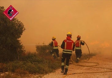 Las peores condiciones meteorológicas para apagar un incendio forestal