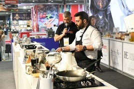 Un showcooking de la última edición de Alicante Gastronómica.