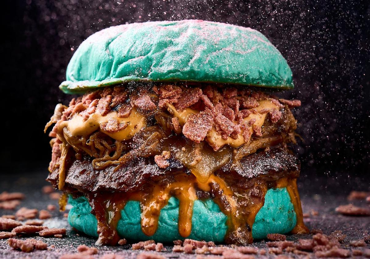 'Diamante azul', mejor hamburguesa de Alicante.