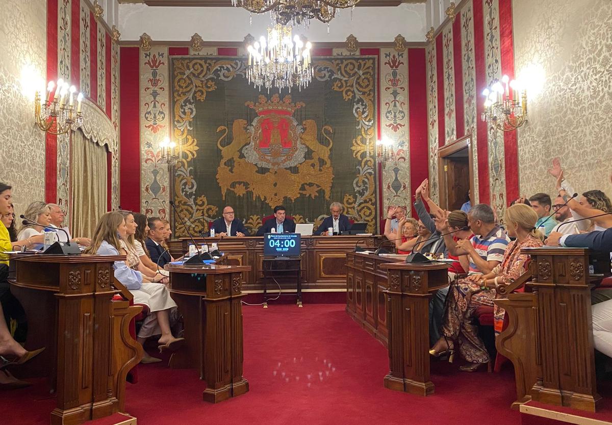 Voting in the council meeting, this Tuesday.