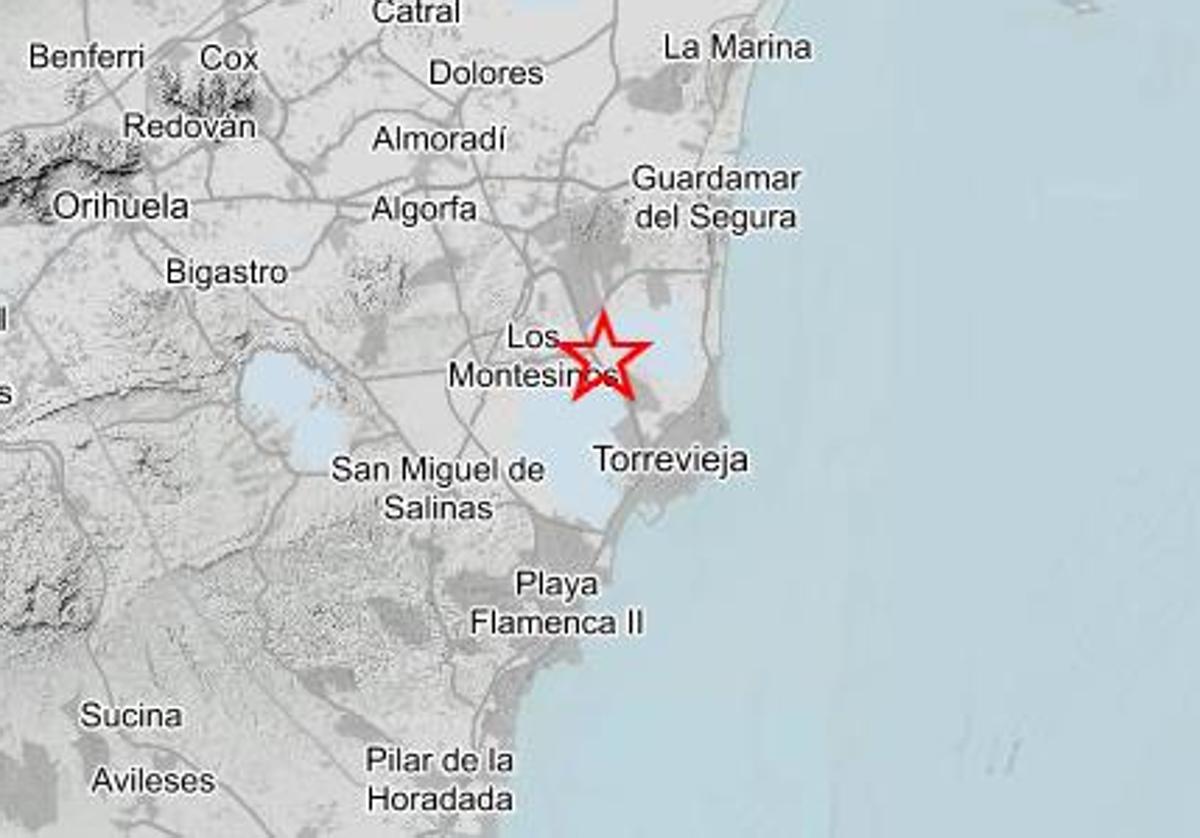 Terremoto en Los Montesinos.