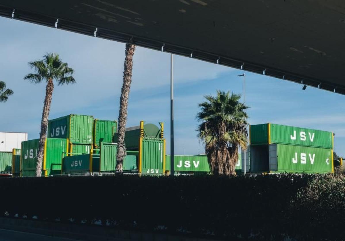 Containers at the Port of Alicante, in an archive image.