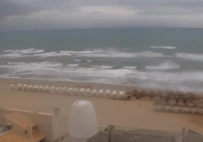 Playa La Roqueta en Guardamar de Segura.