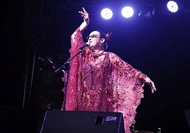 Martirio deslumbra en el festival Música al Castell de Dénia