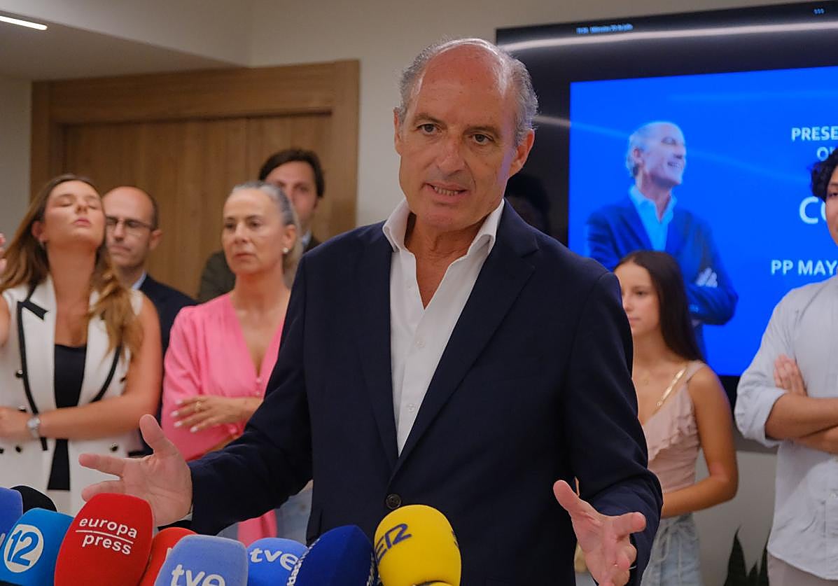 Francisco Camps promete mayoría absoluta si vuelve a ser presidente del PPCV