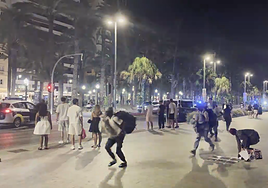 Imágenes de la operación conjunta contra el 'top manta'.