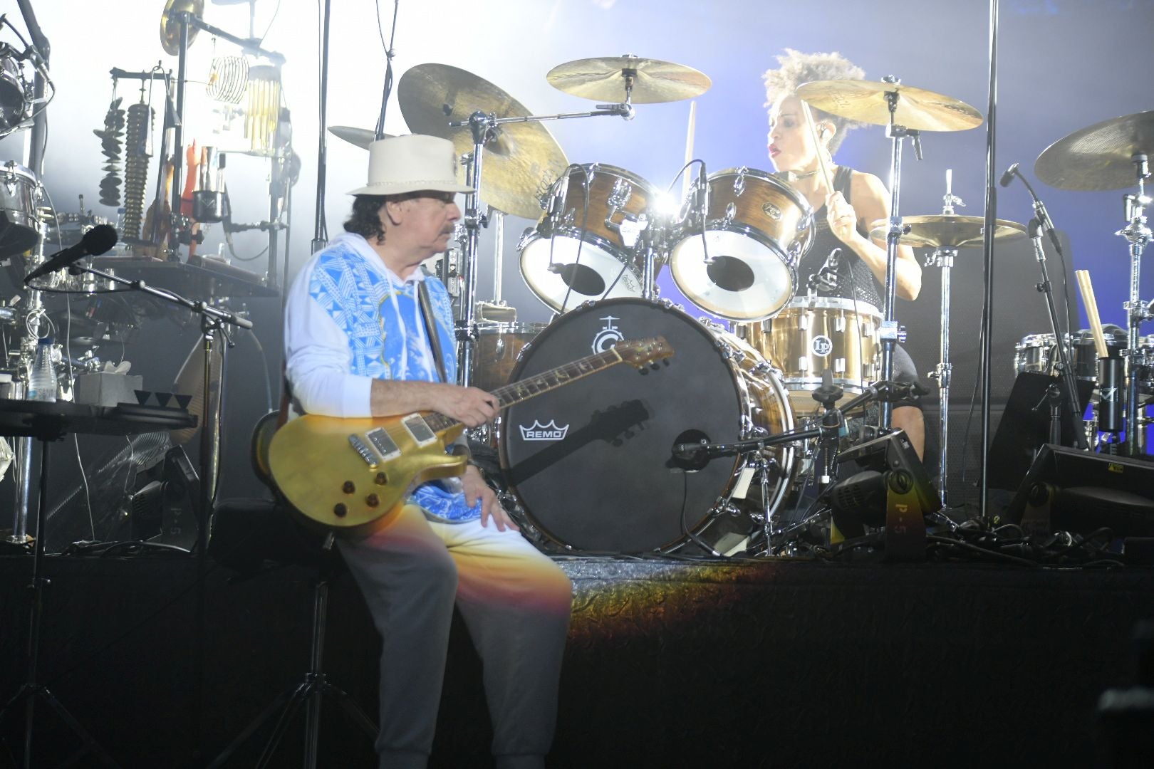 El concierto de Santana en imágenes