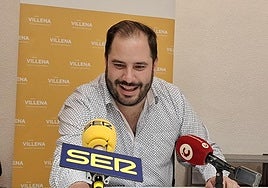 El concejal de Industria de Villena, Javier Martínez.