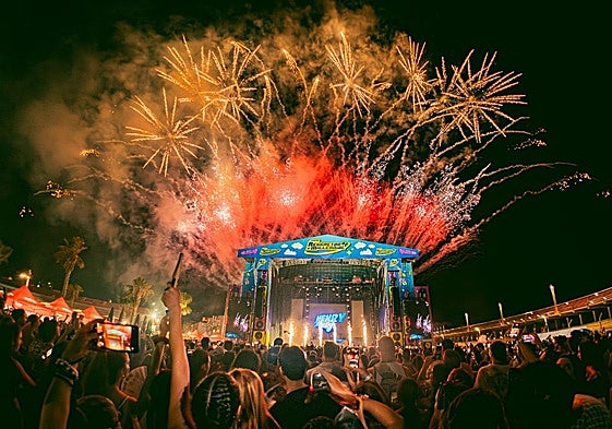 Momento del Reggaetón Millennial Fest.