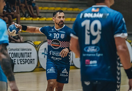 Emil Feutchmann, durante un partido con el EÓN Horneo Alicante