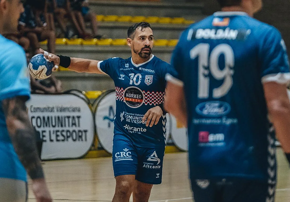 Emil Feutchmann, durante un partido con el EÓN Horneo Alicante