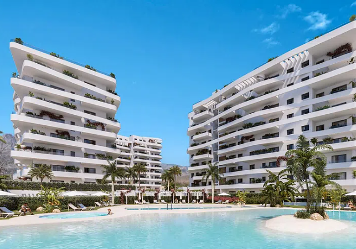 Promoción residencial en Alicante.