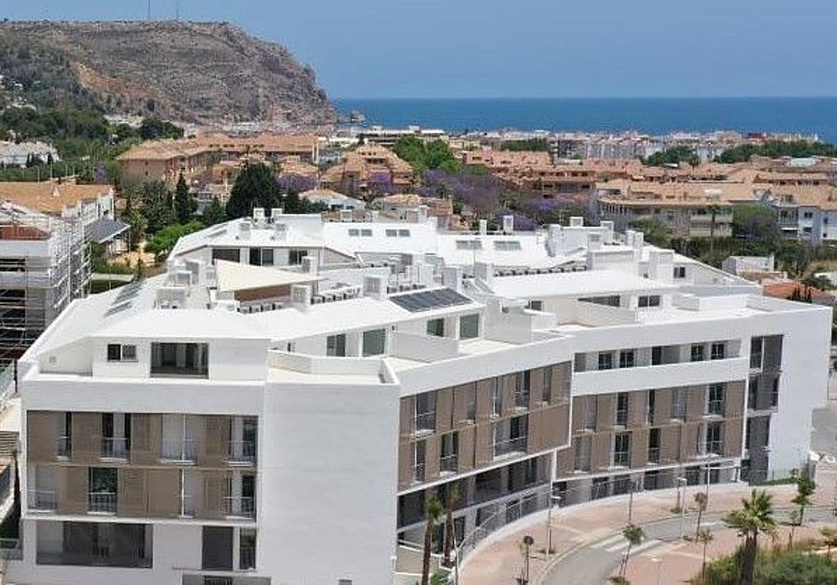 Edificio de la promoción de AEDAS Homes en Xàbia.