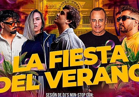 Detalle del cartel anunciador de la fiesta.