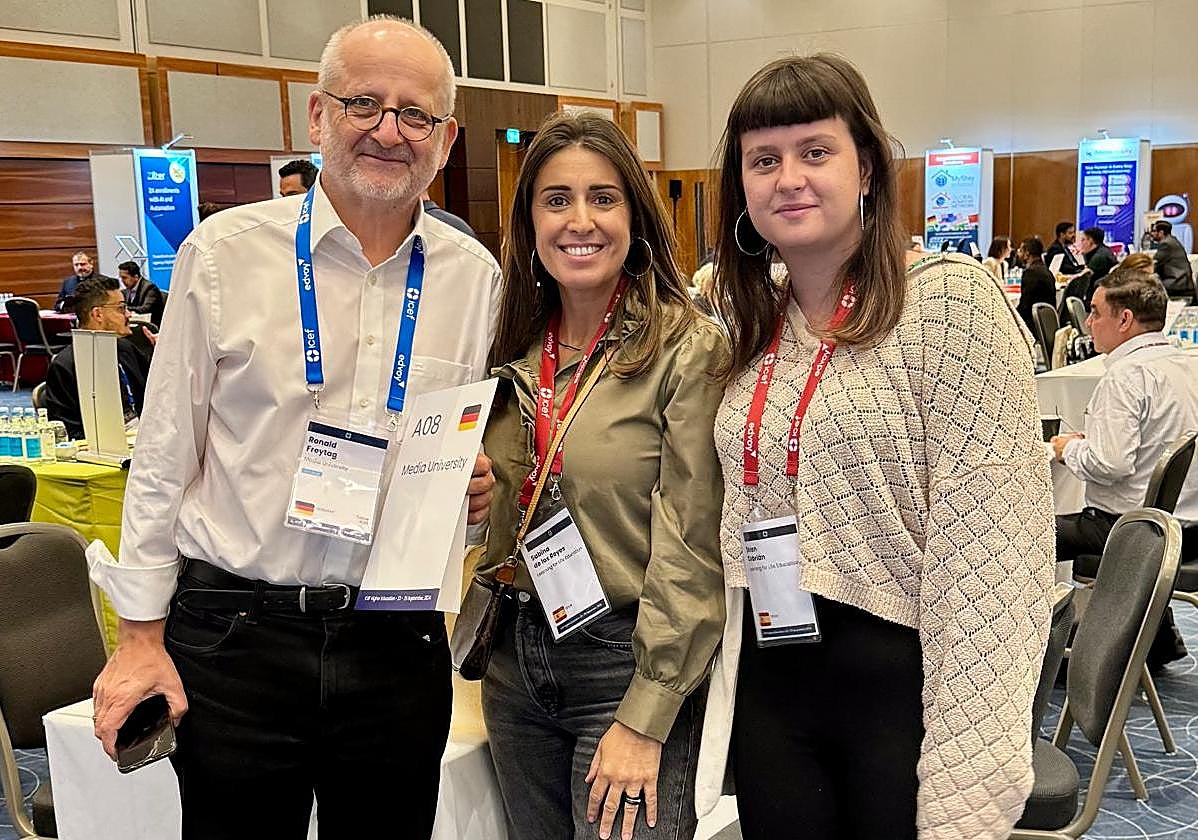 Actividad educativa de intercambio de estudiantes.