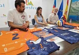 Presentación de la final del Beach Volley Tour Comunitat Valenciana en Finestrat.