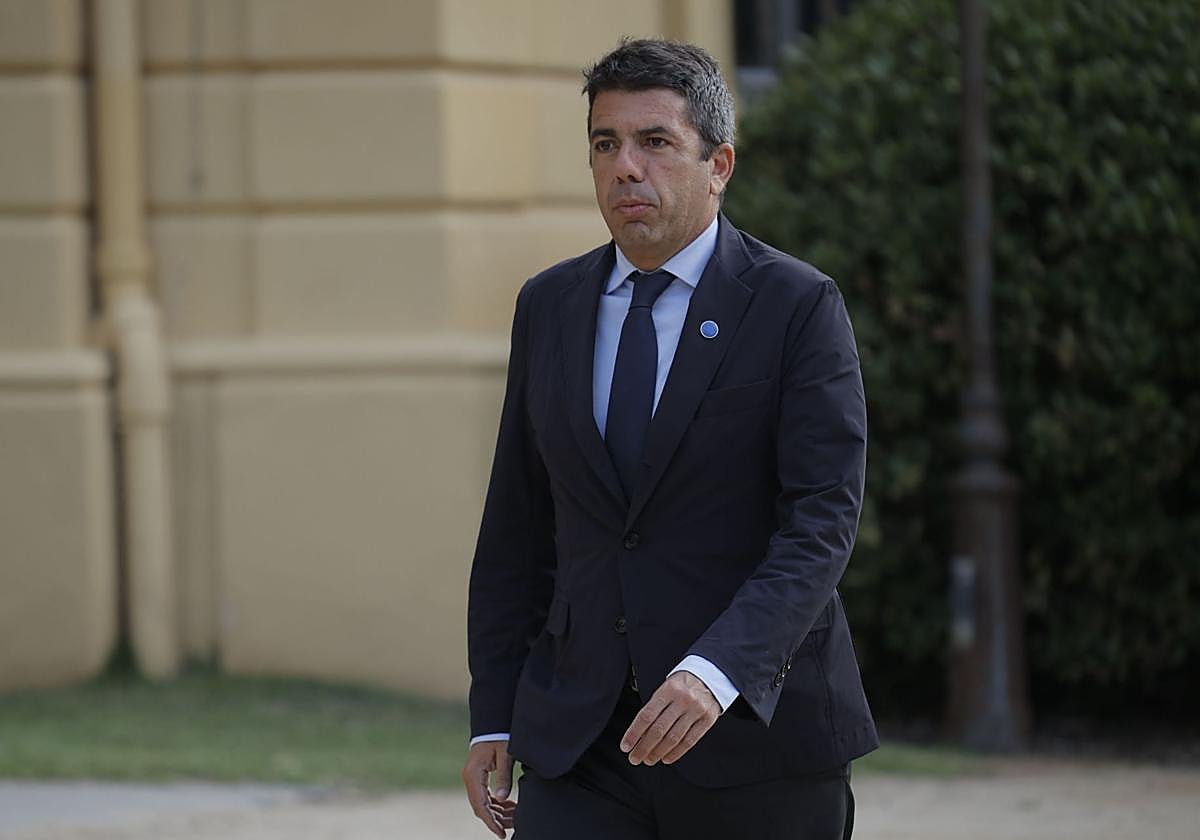 El presidente de la Generalitat Valenciana, Carlos Mazón.