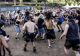 Asistentes a la edición de este año del festival Leyendas del Rock.