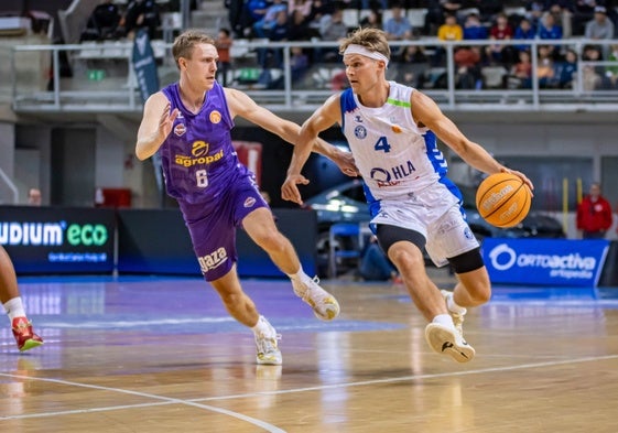 Sebastian Aris, durante un partido en el Pedro Ferrándiz.
