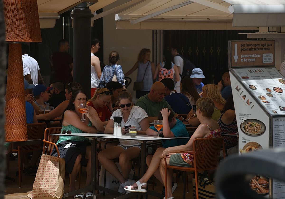 Terraza de un bar en Alicante