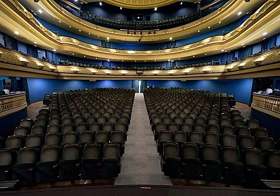 Imagen del interior del Teatro Principal de Alicante.