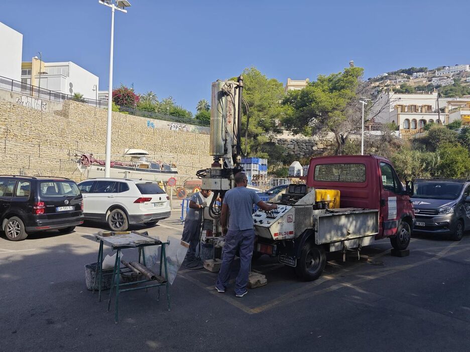 Trabajos previos al comienzo de las Obras